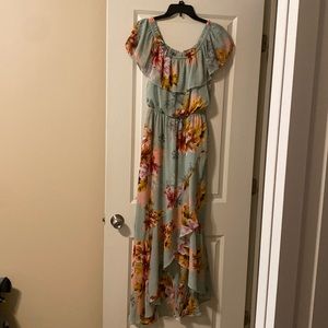 Express hi-low dress